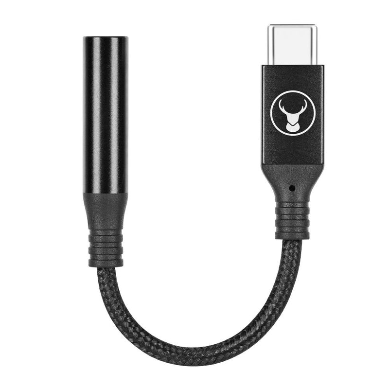 Bonelk USB-C to 3.5mm Long-Life Adapter Black