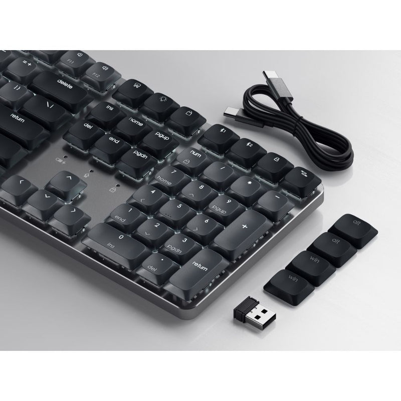 Satechi SM3 Slim Mechanical Backlit Bluetooth Keyboard Dark