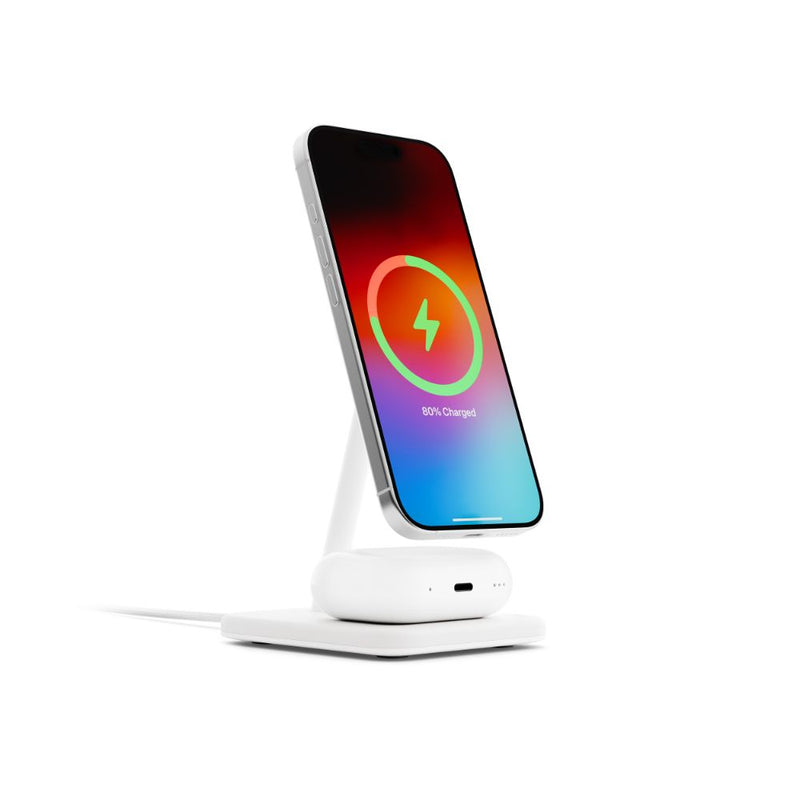 Twelve South HiRise 2 Deluxe 2-in-1 Qi2 Charger White