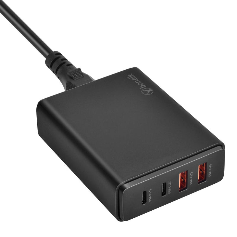 Bonelk Desktop Charger, 2 x USB-C / 2 x USB-A, 65W Black