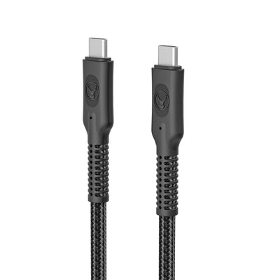 Bonelk Long-Life Easy Grip USB-C to USB-C Cable, 240w/20Gbps 4K 60Hz - 1.5m (Black) copy