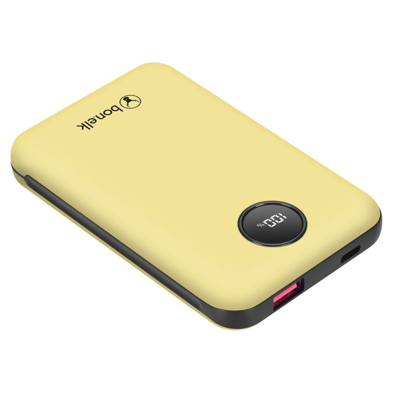 Bonelk Power Bank Mini 10,000mAh, PD20W / QC 22.5W Yellow