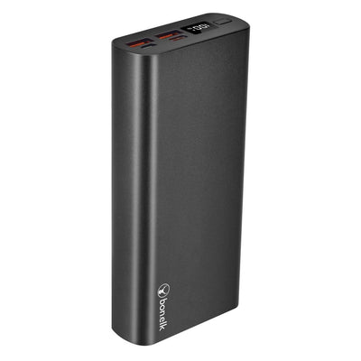 Bonelk Eco Series Slim Powerbank 20,000mAh, PD20W / QC 18W - Black 