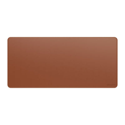 Satechi Vegan-Leather Premium Desk Mat Brown