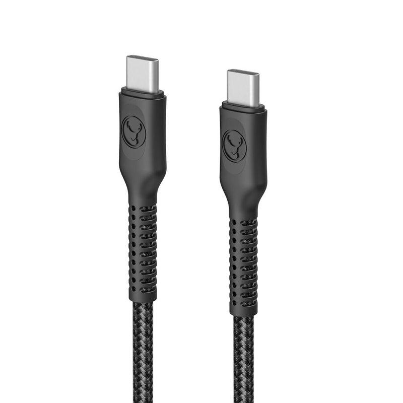 BONELK Long-Life Easy Grip USB-C to USB-C Cable, 240w/480Mbps - 1.5m Black