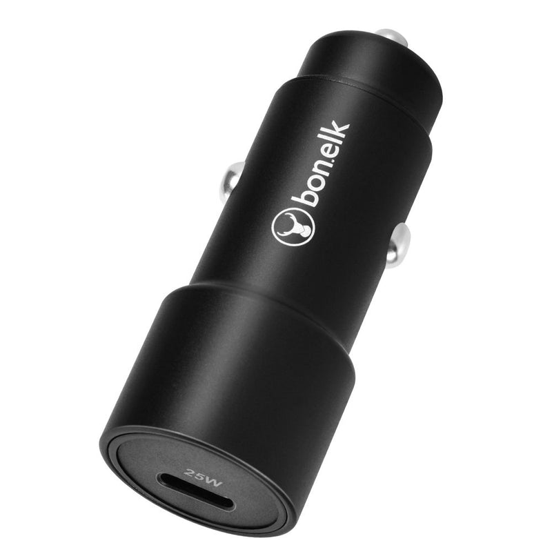 Bonelk Eco Series 25W PD USB-C Car Charger - Black 