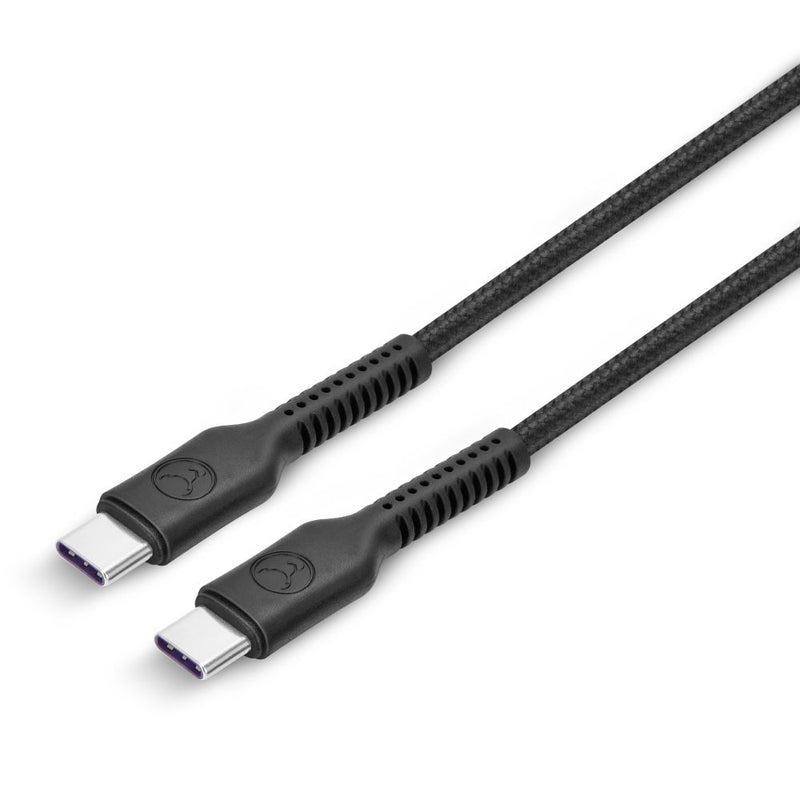 Bonelk Long-Life Easy Grip USB-C to USB-C Cable, 100W (Black) 3 m