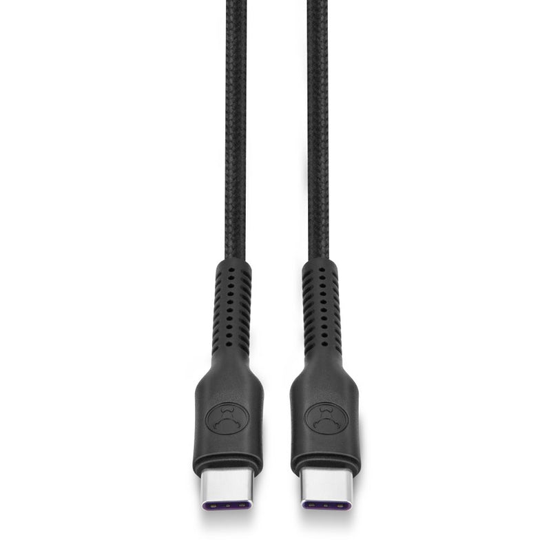 Bonelk Long-Life Easy Grip USB-C to USB-C Cable, 100W (Black) 3 m