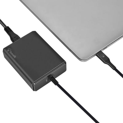 Bonelk GaN Desktop Charger, USB-C LL Cable, PD 3.0 100W - Black 