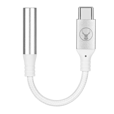 Bonelk USB-C to 3.5mm Long-Life Adapter White