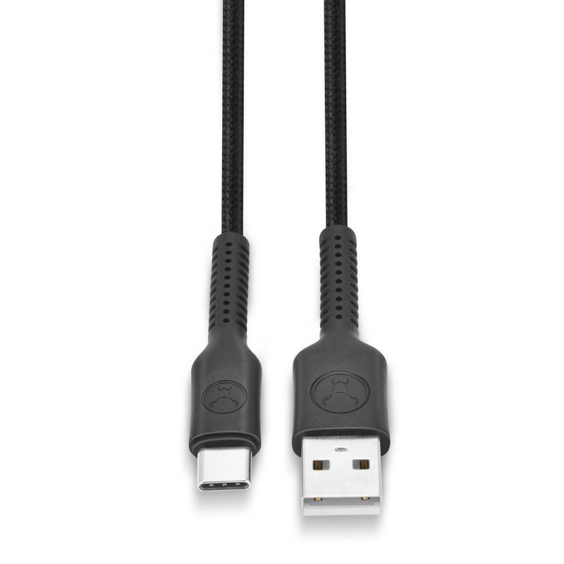 Bonelk Long-Life Easy Grip USB-A to USB-C Cable, 60W 2m (White) Black