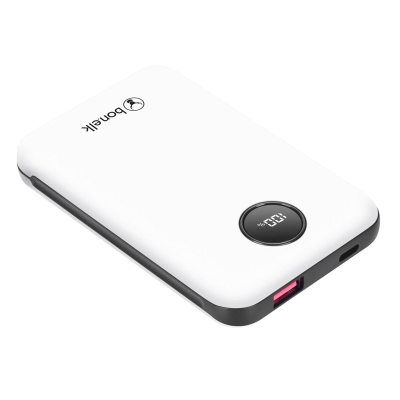 Bonelk Power Bank Mini 10,000mAh, PD20W / QC 22.5W White