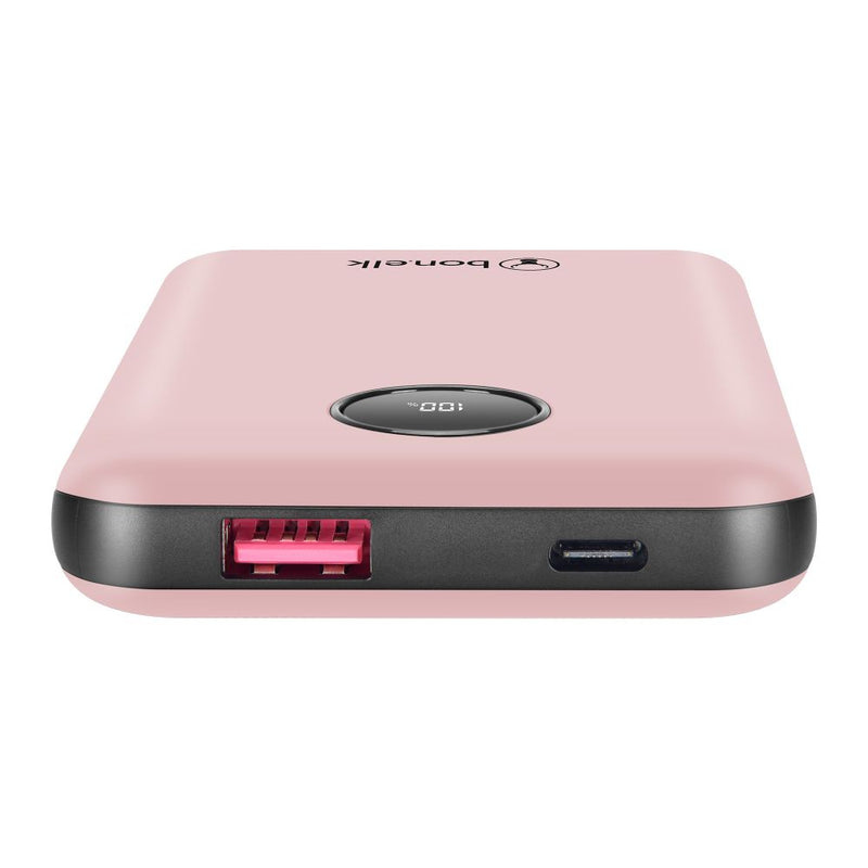 Bonelk Power Bank Mini 10,000mAh, PD20W / QC 22.5W Pink