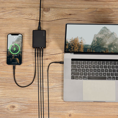 Bonelk Desktop Charger, 2 x USB-C / 2 x USB-A, 65W Black