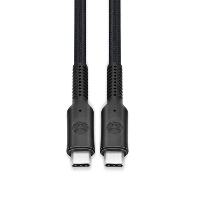 Bonelk Long-Life Easy Grip USB-C to USB-C Cable, 240w/20Gbps 4K 60Hz - 1.5m Black