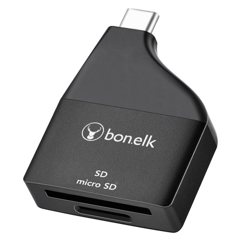 Bonelk USB-C to MicroSD/SD Adapter (Black) null