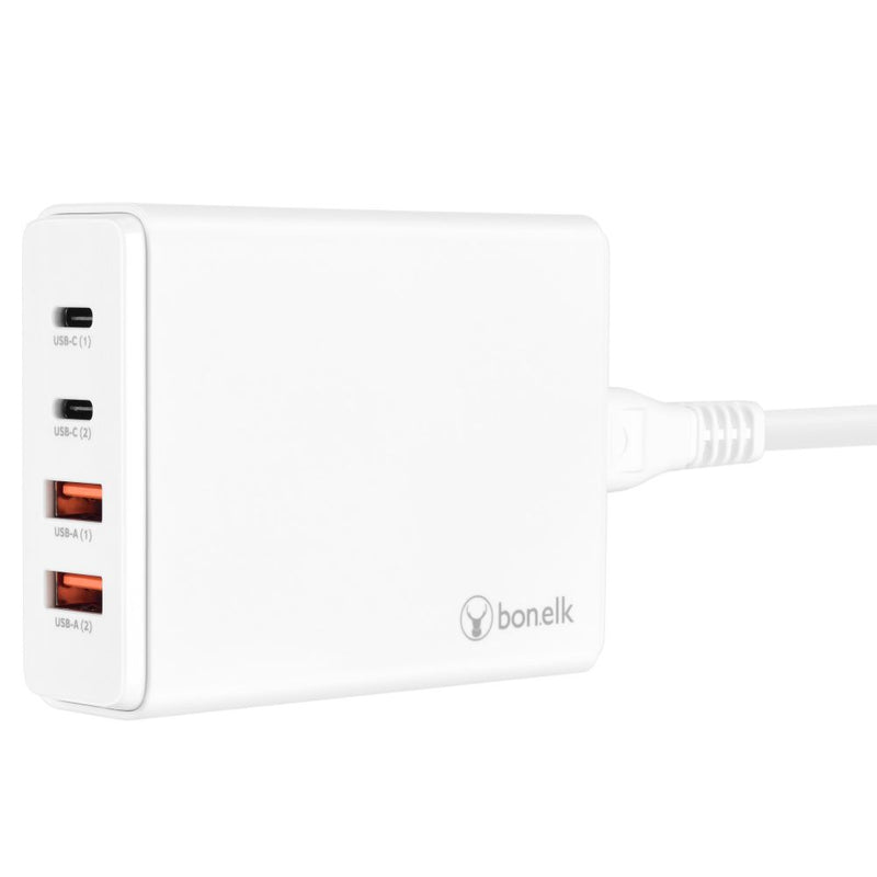 Bonelk Desktop Charger, 2 x USB-C / 2 x USB-A, 65W White