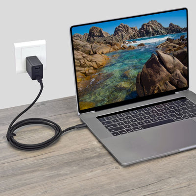 Bonelk Long-Life Easy Grip USB-C to USB-C Cable, 240w/20Gbps 4K 60Hz - 1.5m