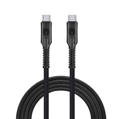 Bonelk Long-Life Easy Grip USB-C to USB-C Cable, 240w/20Gbps 4K 60Hz - 1.5m (Black) copy