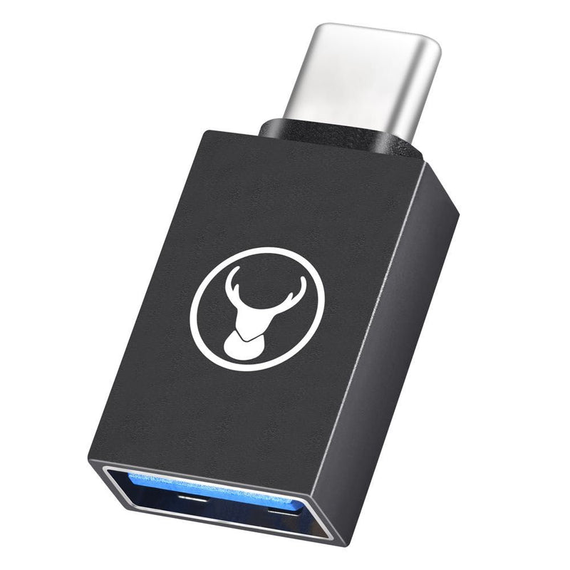 Bonelk USB-C to USB-A 3.0 Adapter (Black) null