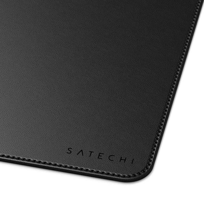 Satechi Vegan-Leather Premium Desk Mat Black