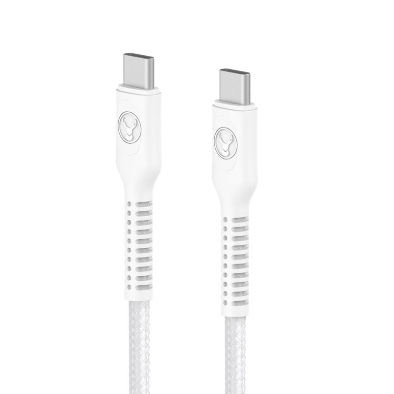 BONELK Long-Life Easy Grip USB-C to USB-C Cable, 240w/480Mbps - 1.5m White