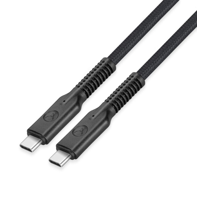 Bonelk Long-Life Easy Grip USB-C to USB-C Cable, 240w/20Gbps 4K 60Hz - 1.5m (Black) copy